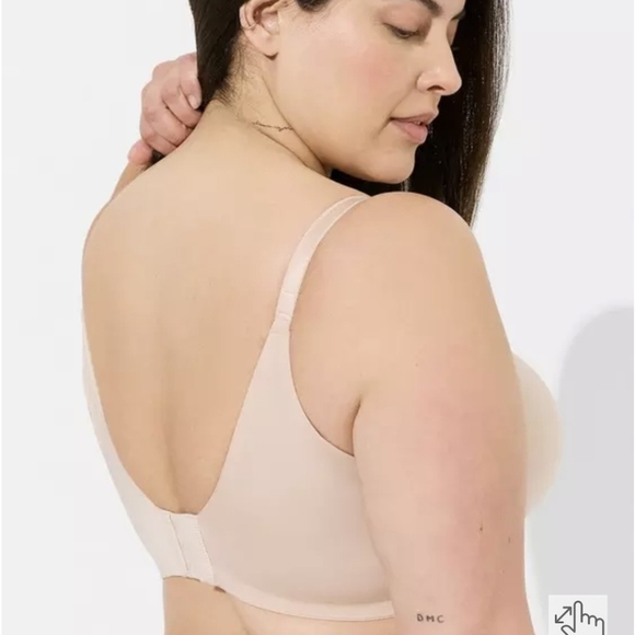 Torrid, Xo Plunge Bra, Rose Dust,Size 46ddd - Picture 2 of 5